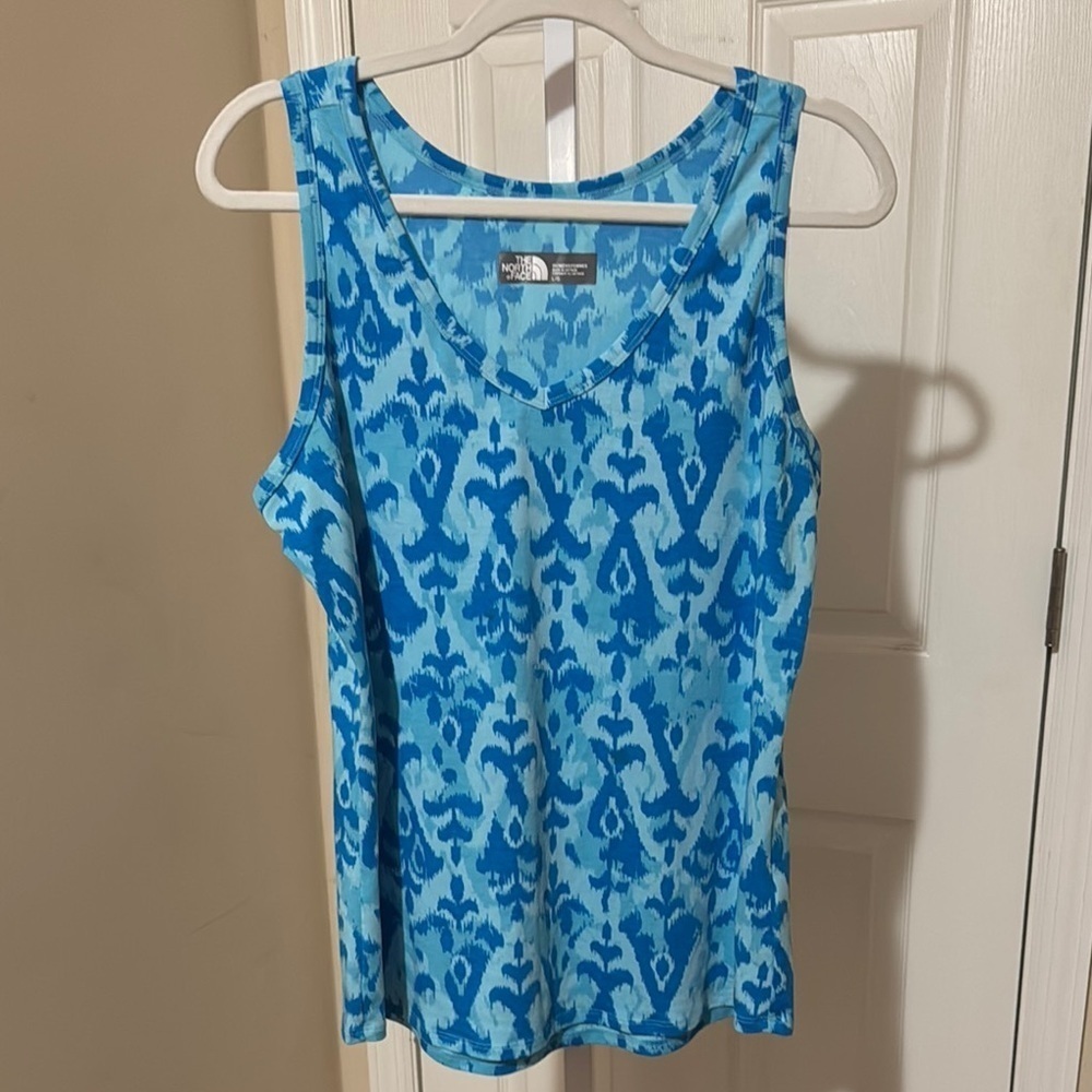 The North Face Blue Sleeveless Tank Top